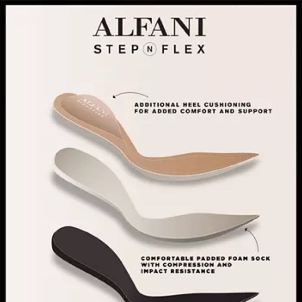 Alfani Women's Step 'N Flex Babbsy Pointed-Toe Slingback Pumps/ Color Cashew - Picture 4 of 4